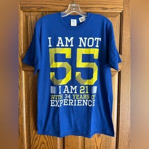 55th Birthday t-shirt Size M